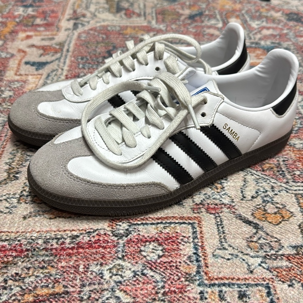 Adidas sambas, size 6 1/2 US